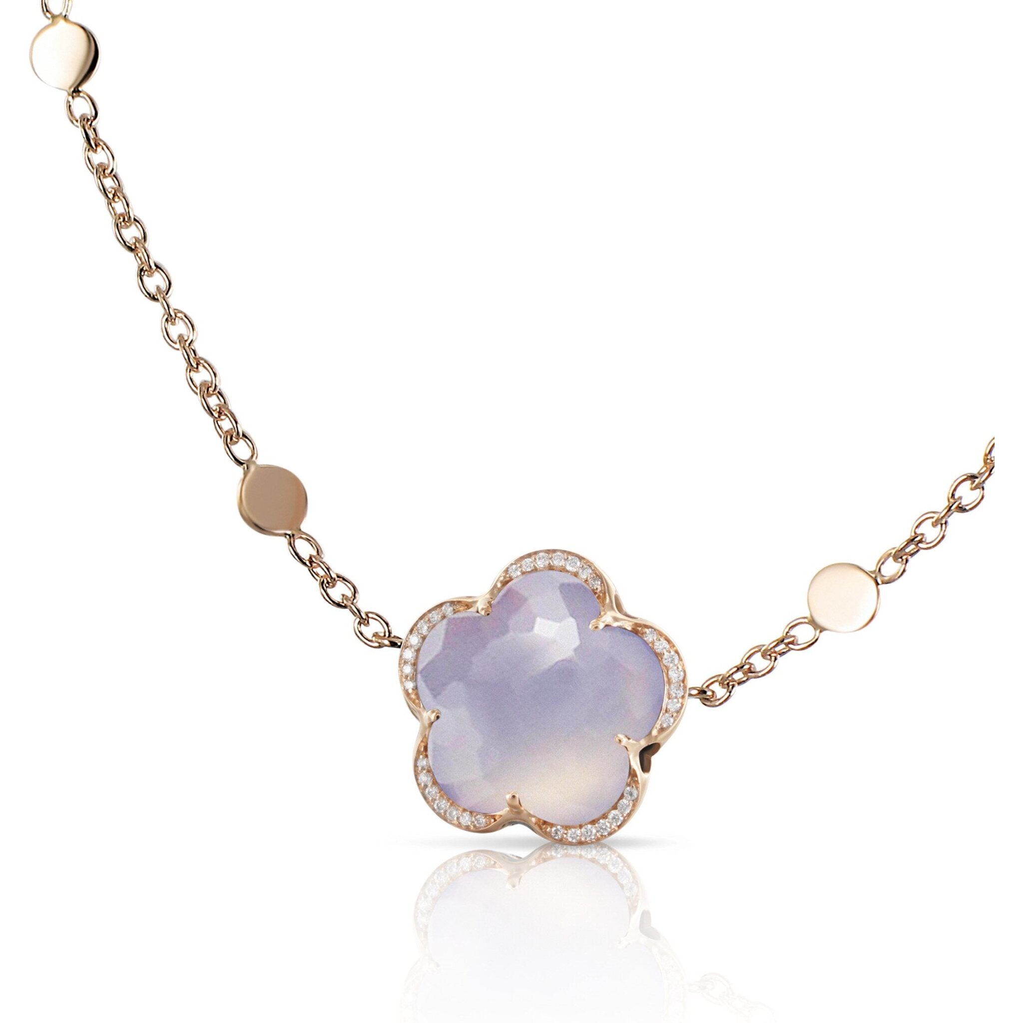 Pasquale Bruni - Bon Ton Sautoir Necklace Blue Chalcedony