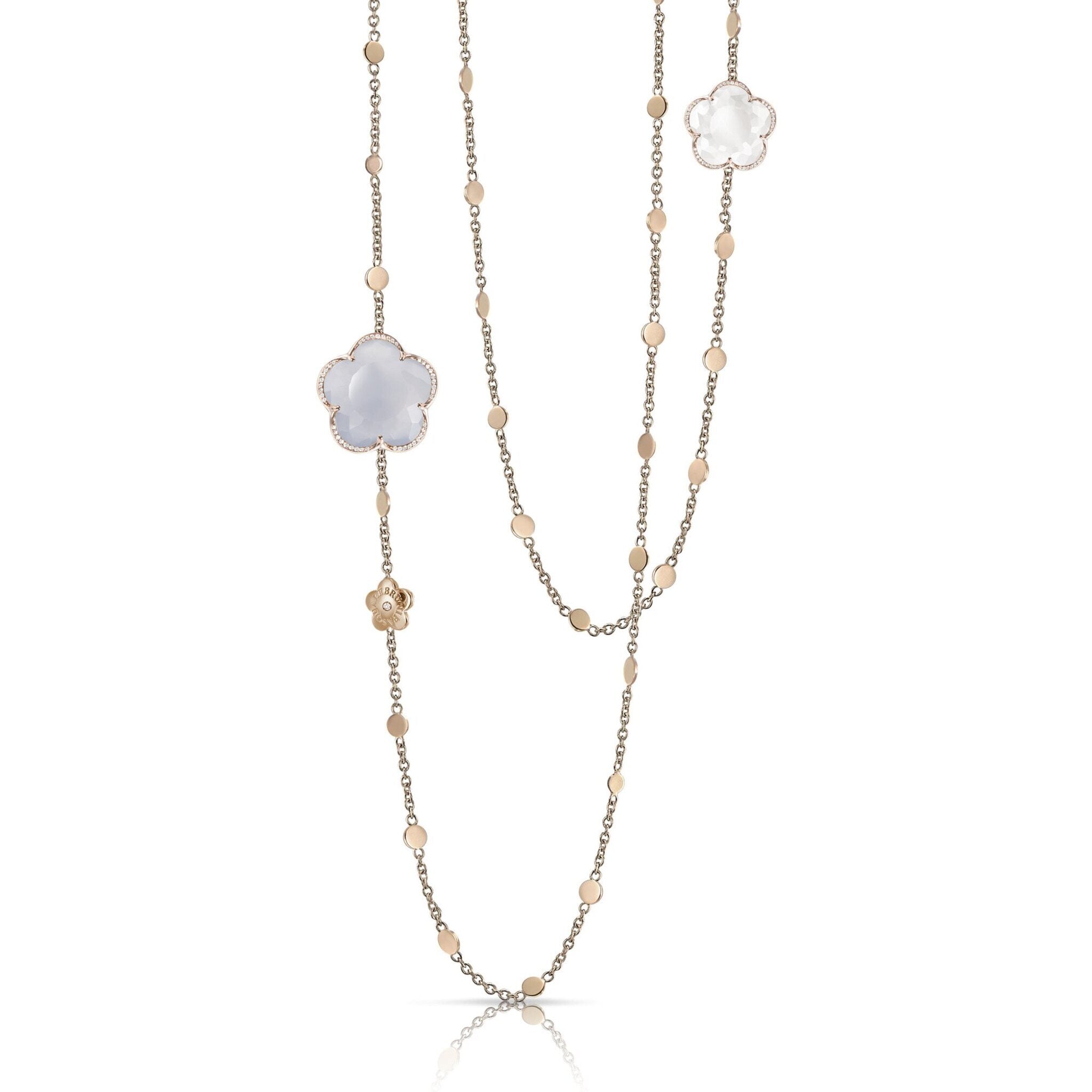 Pasquale Bruni - Bon Ton Sautoir Necklace Blue Chalcedony