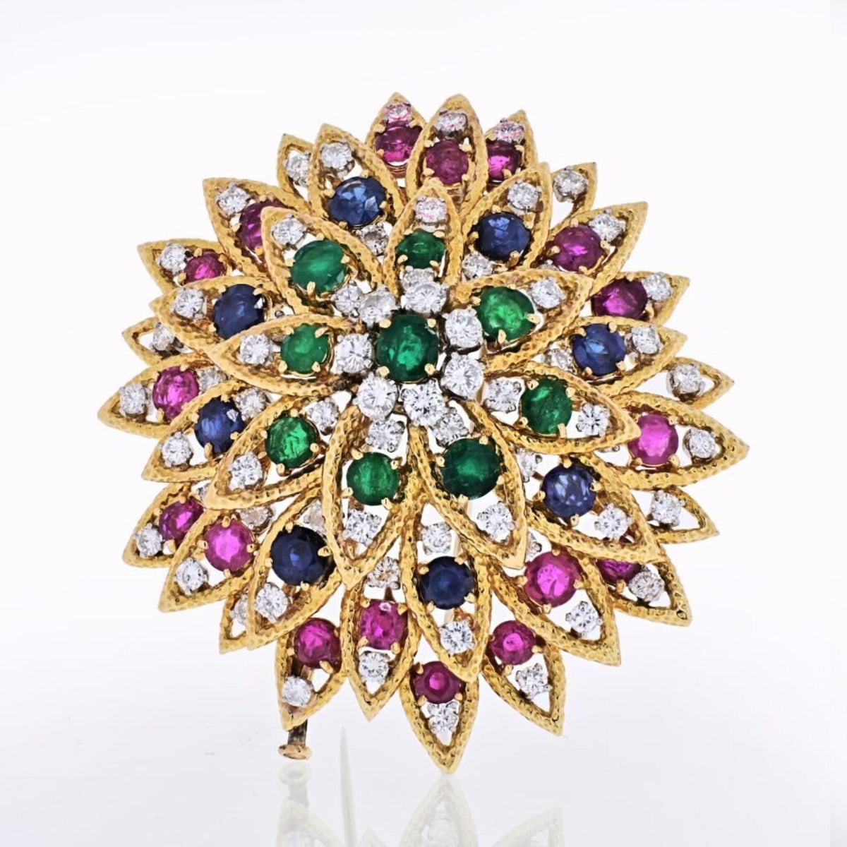 Rebekajewelry Emerald Vintage Brooch