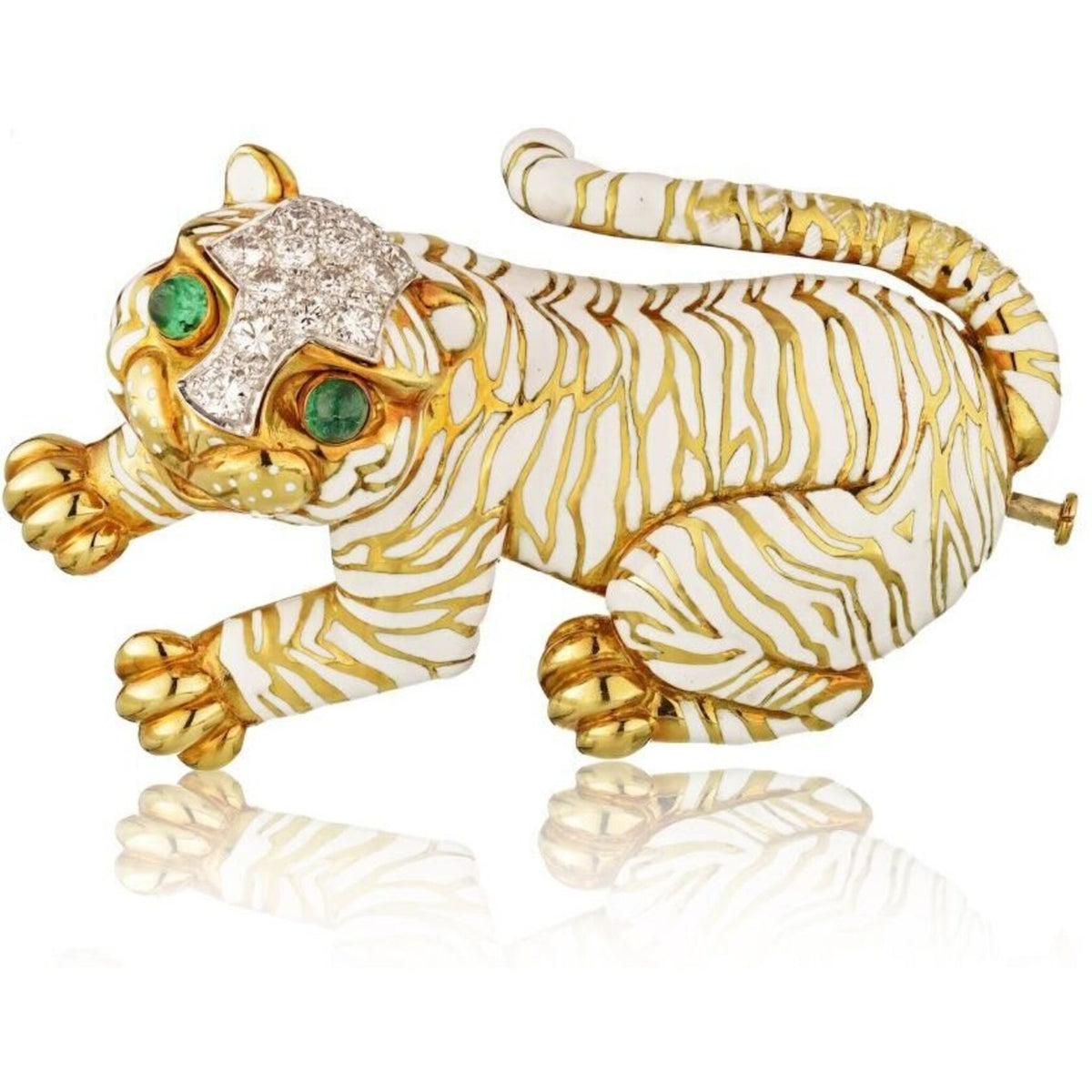 Tiger Bracelet with Emerald Collar – David Webb