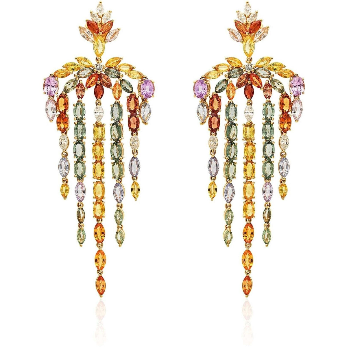 Desert Blooms Sonora Full Bloom Earrings in Yellow Gold – RUCHI New York