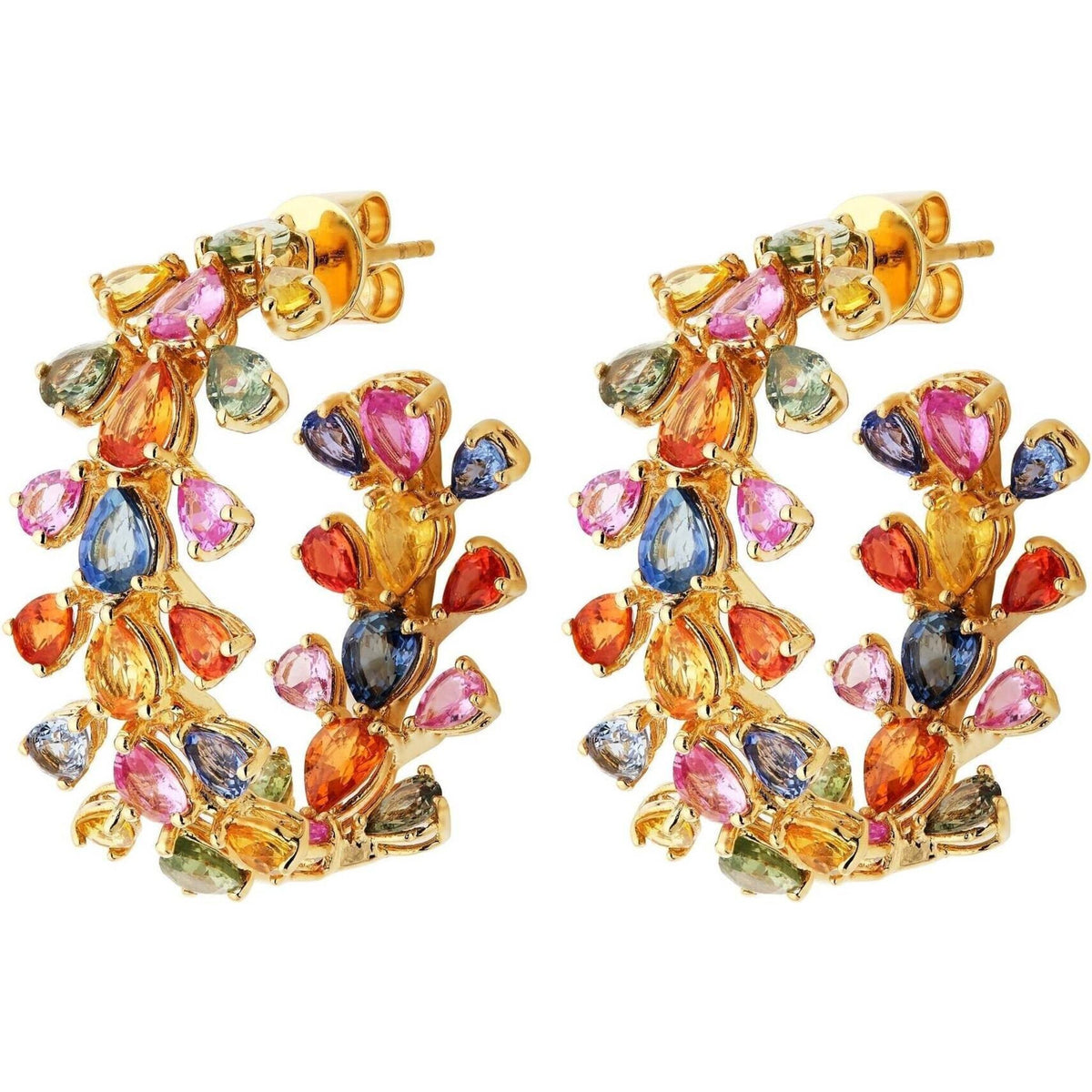 Desert Blooms Sonora Full Bloom Earrings in Yellow Gold – RUCHI New York