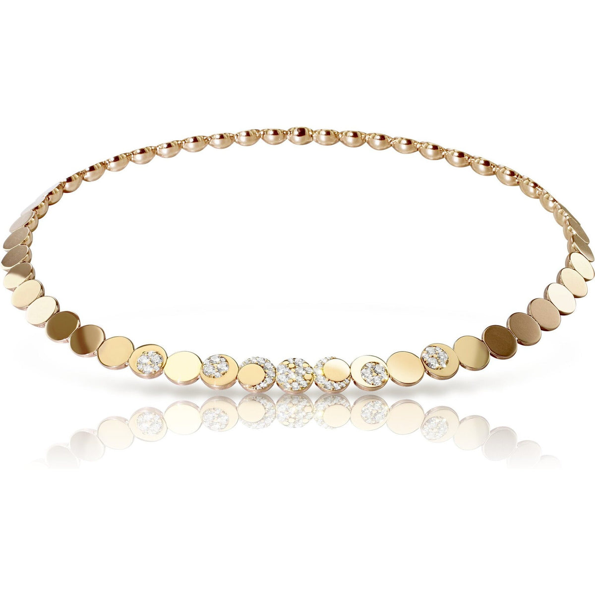 Petit Garden Choker in 18K White Gold & Diamonds | Pasquale Bruni