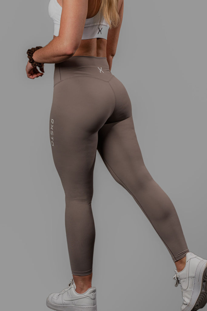 Evolve - High Waisted Pocket Leggings - Grey – Exsto Apparel