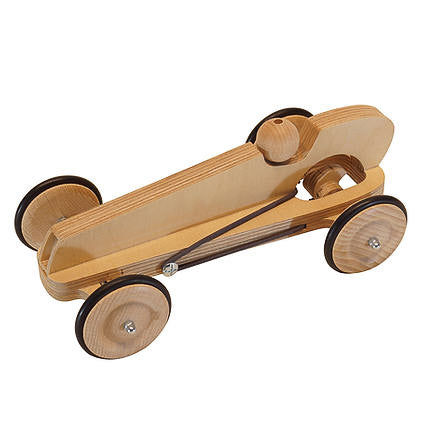 Caddie en osier et tissu naturel pour enfant - Egmont Toys 700051 - Chariot  de courses enfant