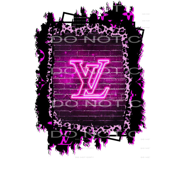 martodesigns - LV Louis Vuitton Purple Leopard Background