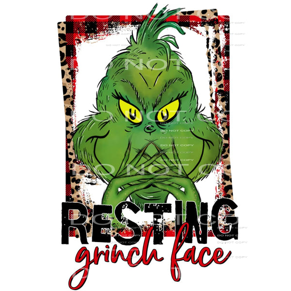 Grinch 2021 Pandemic Sublimation Transfer Ready To Heat Press