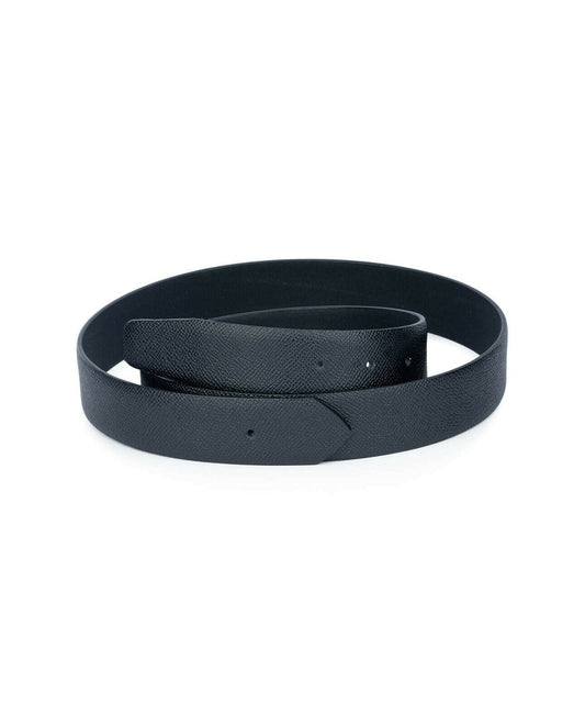 Replacement Leather Belt Strap For Louis Vuitton Buckles 35 Mm Black C –  BeltsForBuckles