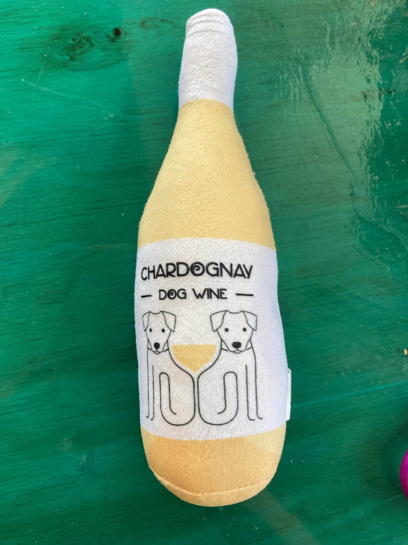 Chardognay Anise Plush Series Dog Wine Chew Toy BIG