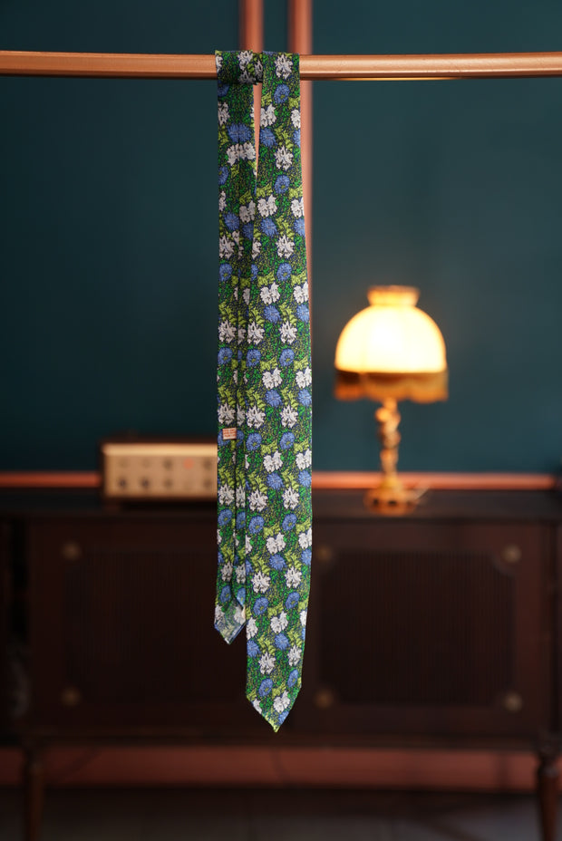 Leaf Green Floral Tie