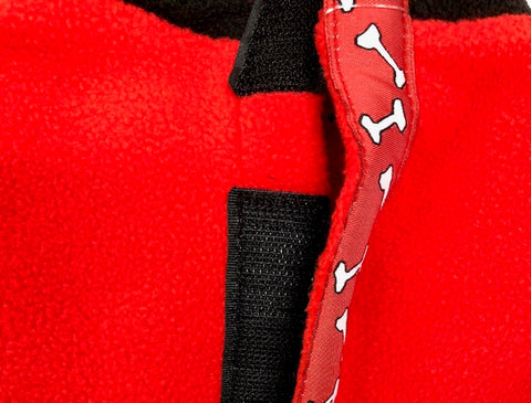 Highline Fleece Dog Coat - Detail photo