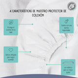 Protector de Colchon Cuna Cary bebé Afelpado/impermeable