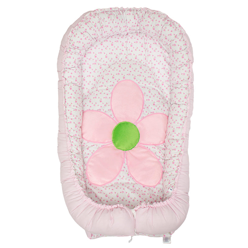 Nido Cama para bebe Cary Pink Flowers Rosa