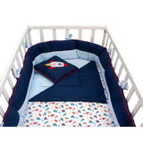 Juego de Cuna Cary Space Baby 6 piezas Azul marino