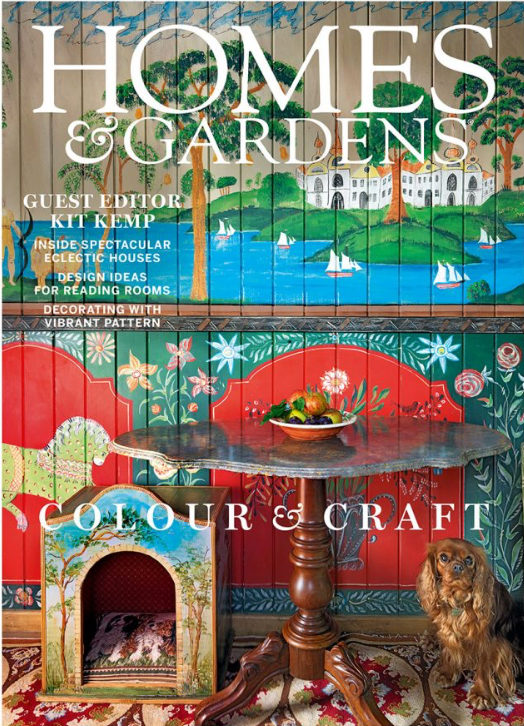Homes & Gardens UK Print Issue Cover | Upstate Glory featuring FINCH hudson