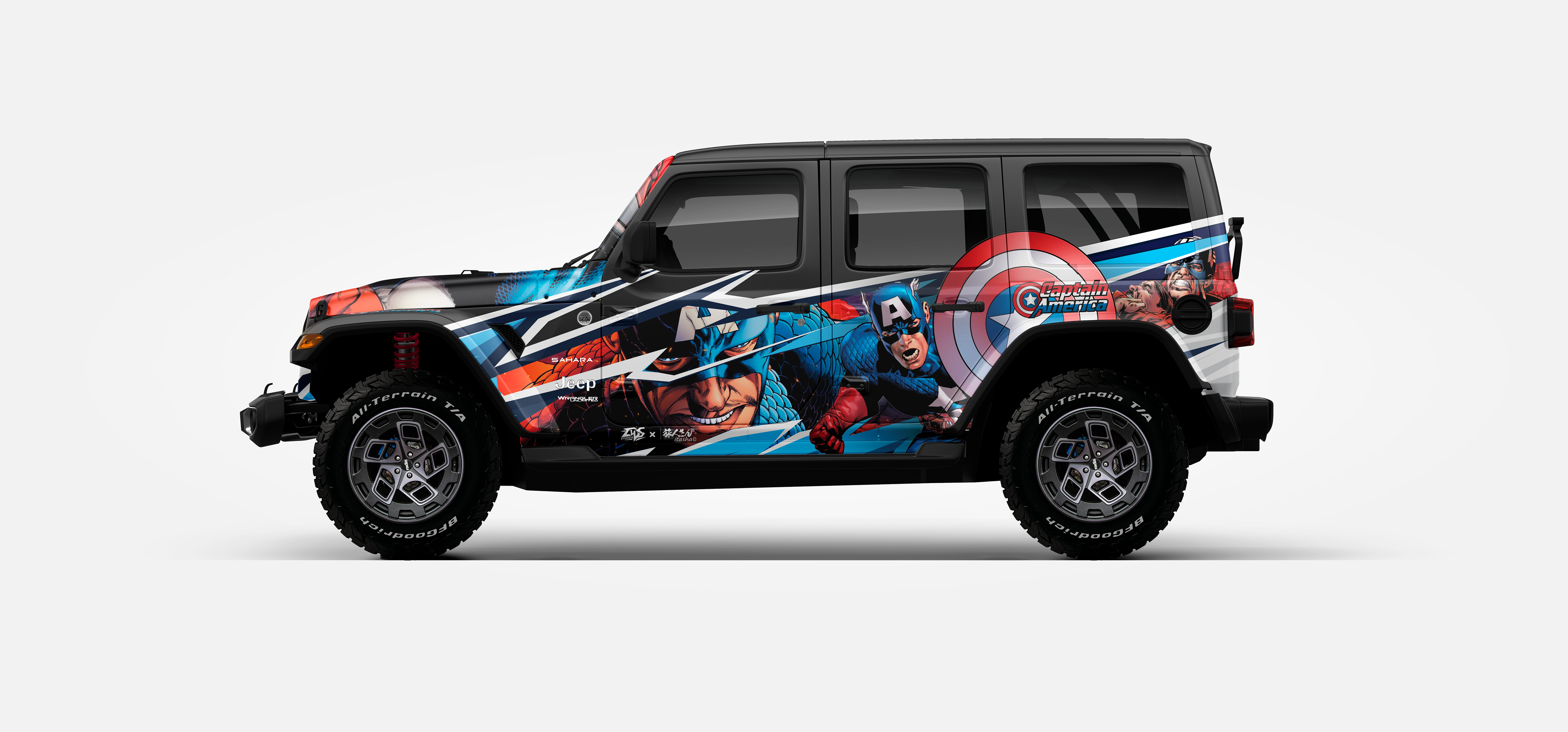 Customize Wrap anime wrap vinyl stickers Fit With Any car