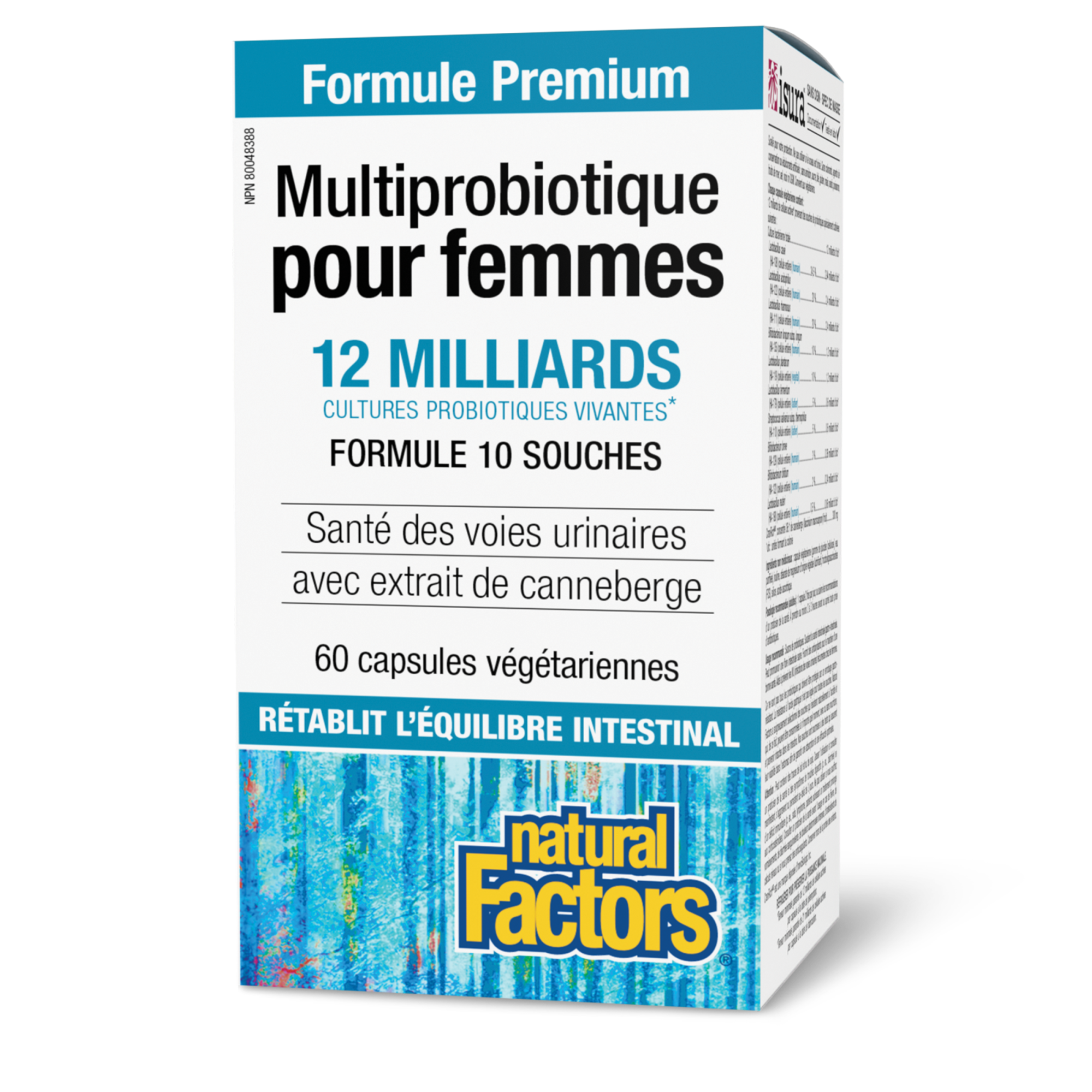 Multiprobiotique pour femmes 12 milliards de cultures probiotiques vivantes - Natural Factors Canada product image