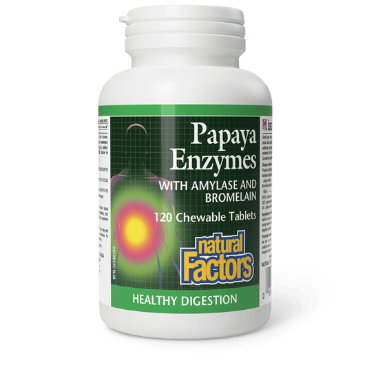 Papaya Enzymes with Amylase and Bromelain for Natural Factors |variant|hi-res|1749