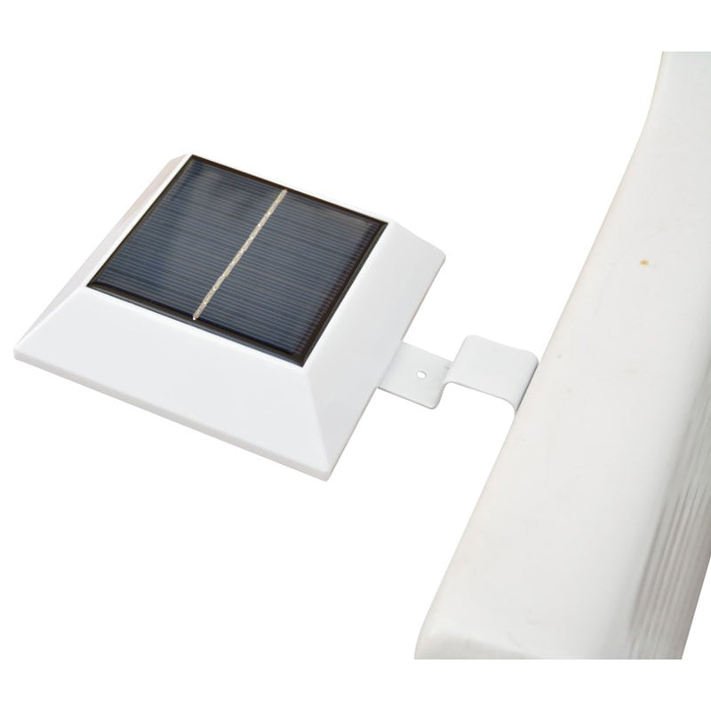 motion activated solar gutter lights