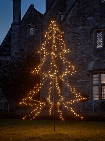 Outdoor Light Up Tiered Tree - 3m