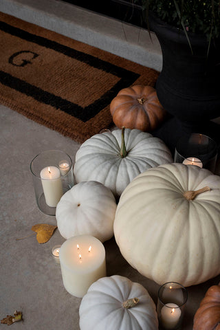 Autumn front door decor