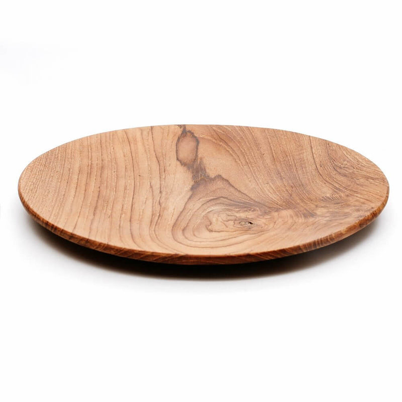 The Teak Root Round Plate - L