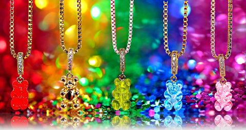 Colorful Gummy Bear Necklaces Add A Bold Touch To Any Outfit