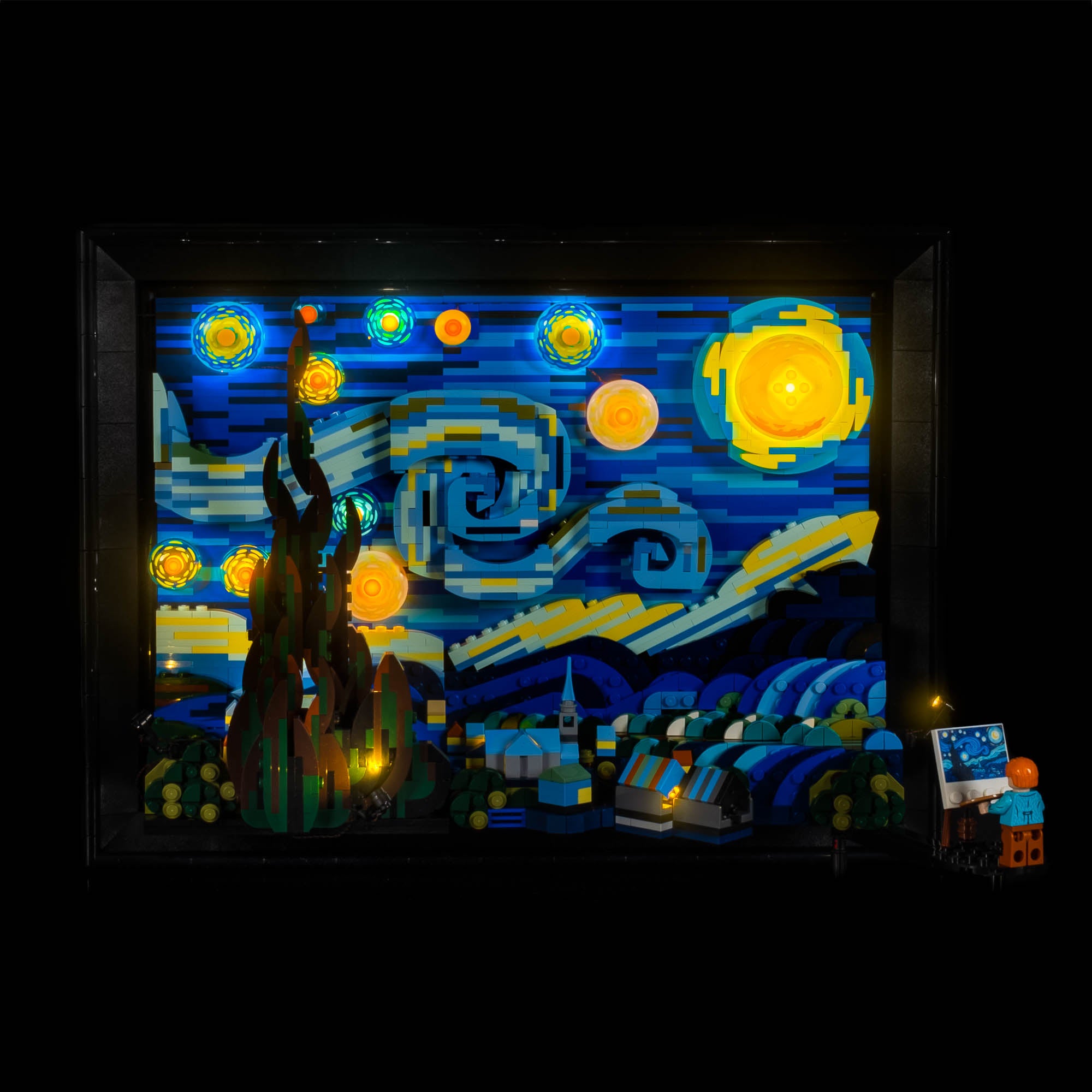 LEGO Vincent van Gogh - The Starry Night #21333 Review & Lighting Jour