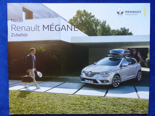 Renault Megane - Zubehör - Prospekt Brochure 04.2018 – car-brochure