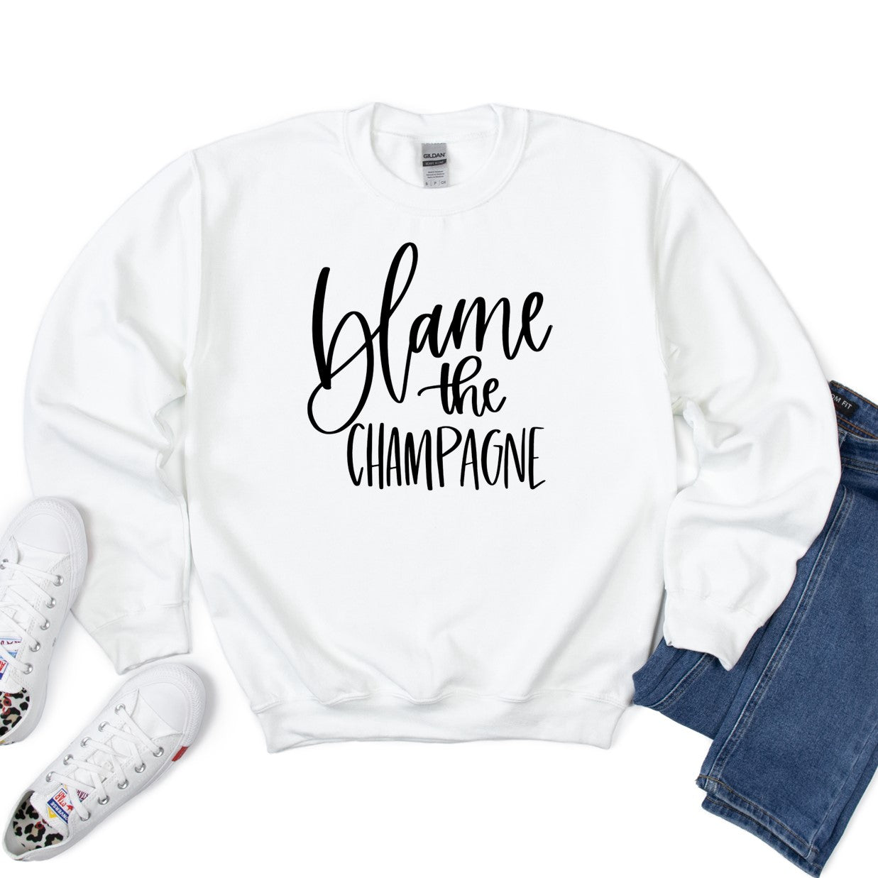 Blame the Champagne - Tee or Sweatshirt