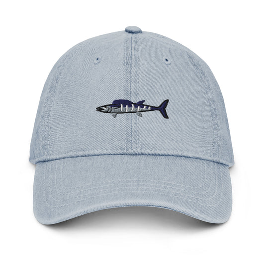 Blue Marlin Denim Hat