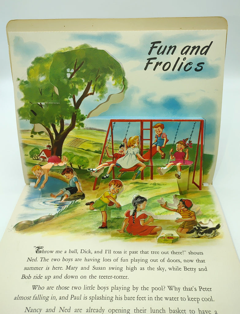 PLAY TIME IN ACTION 1949 Pop-Up Book