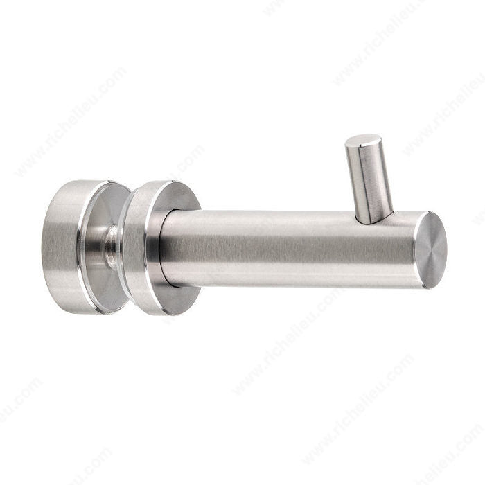 MRH1 - FHC Mitered Thru-Glass Towel/Robe Hook For 3/8 And 1/2 Glass