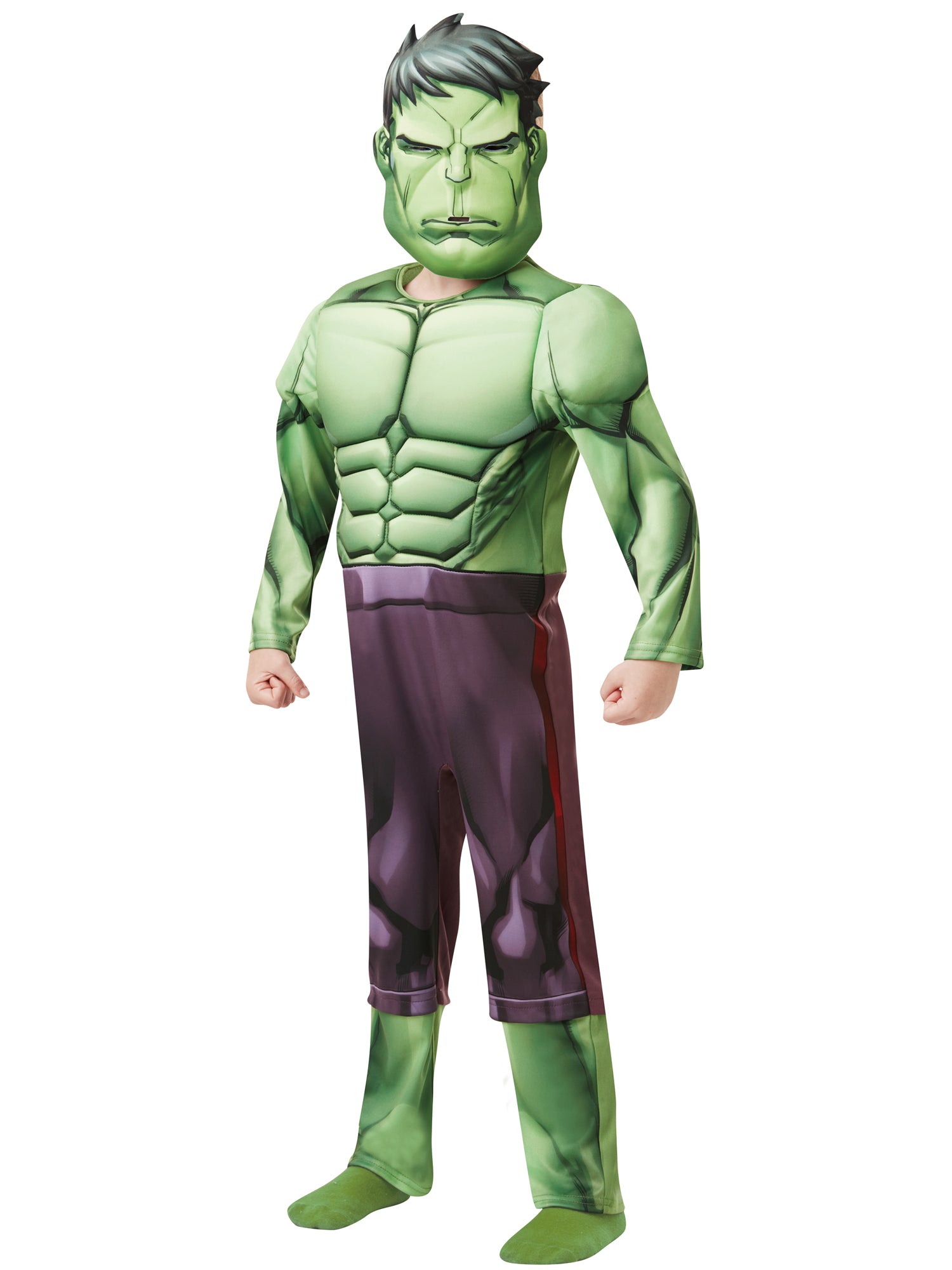 Kids Deluxe Hulk Costume From Marvel - Costumes UK product image