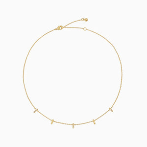 Kallezi Necklace - Sanlejur - Crossbar Necklace