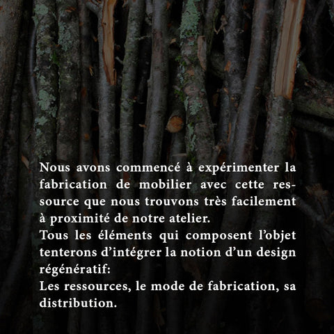 Tous les éléments qui composent l'objet tenterons d'intégrer la notion d'un design régénératif