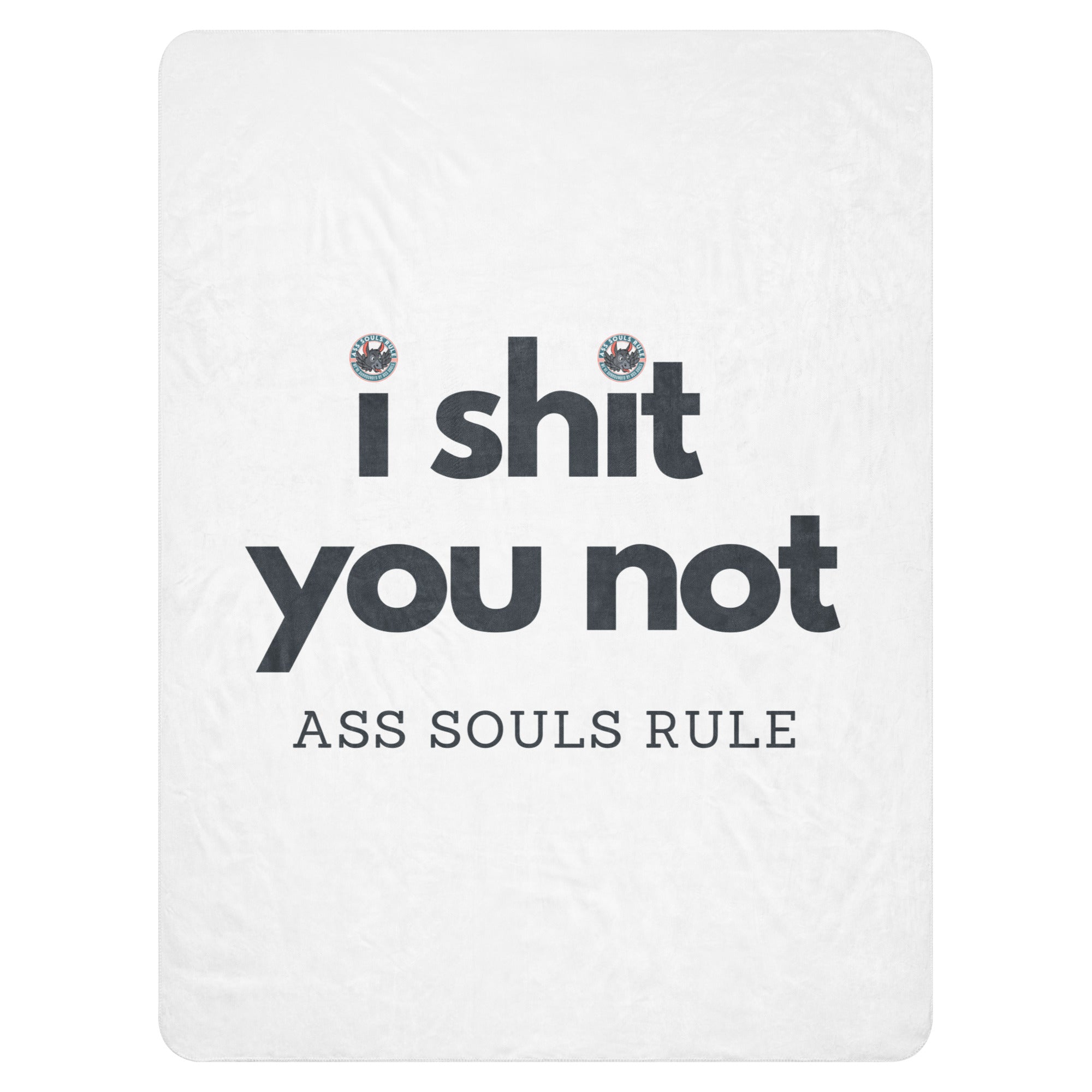 I Shit You Not sherpa blanket