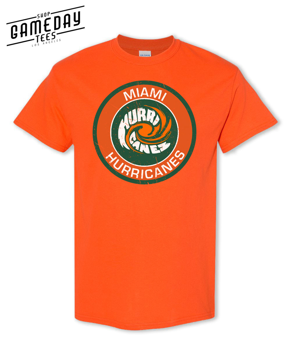 University Of Miami College Apparel Gameday Tees University Of Miami Hurricanes Unisex Shirt NCAA College Apparel and Gifts Collection UM College Gameday Tee Black1