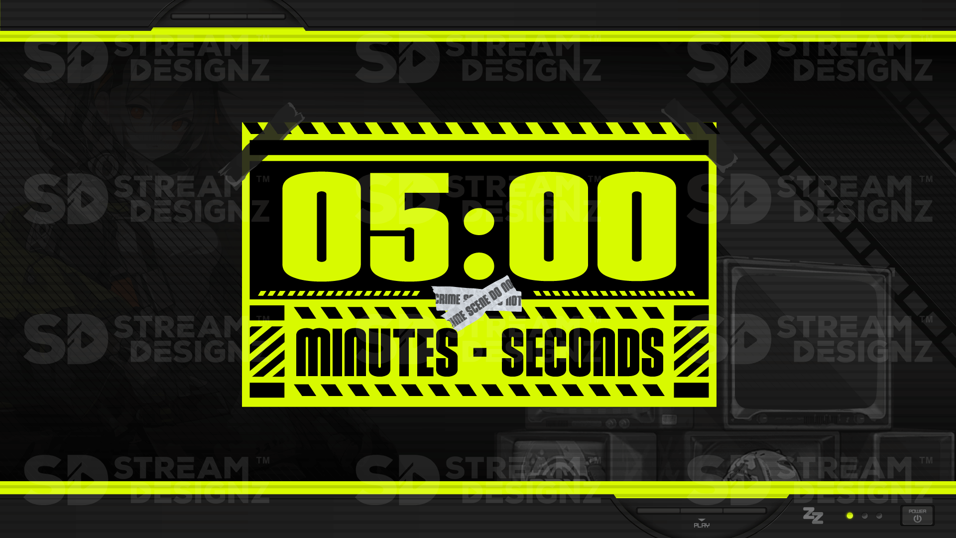 Stream Countdown Timer Overlay - "Zen Zone"