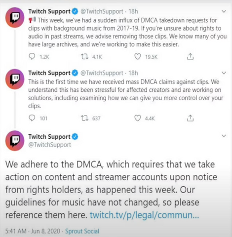 DMCA Takedown Twitter