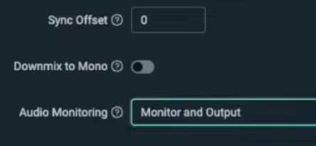 Monitor and output
