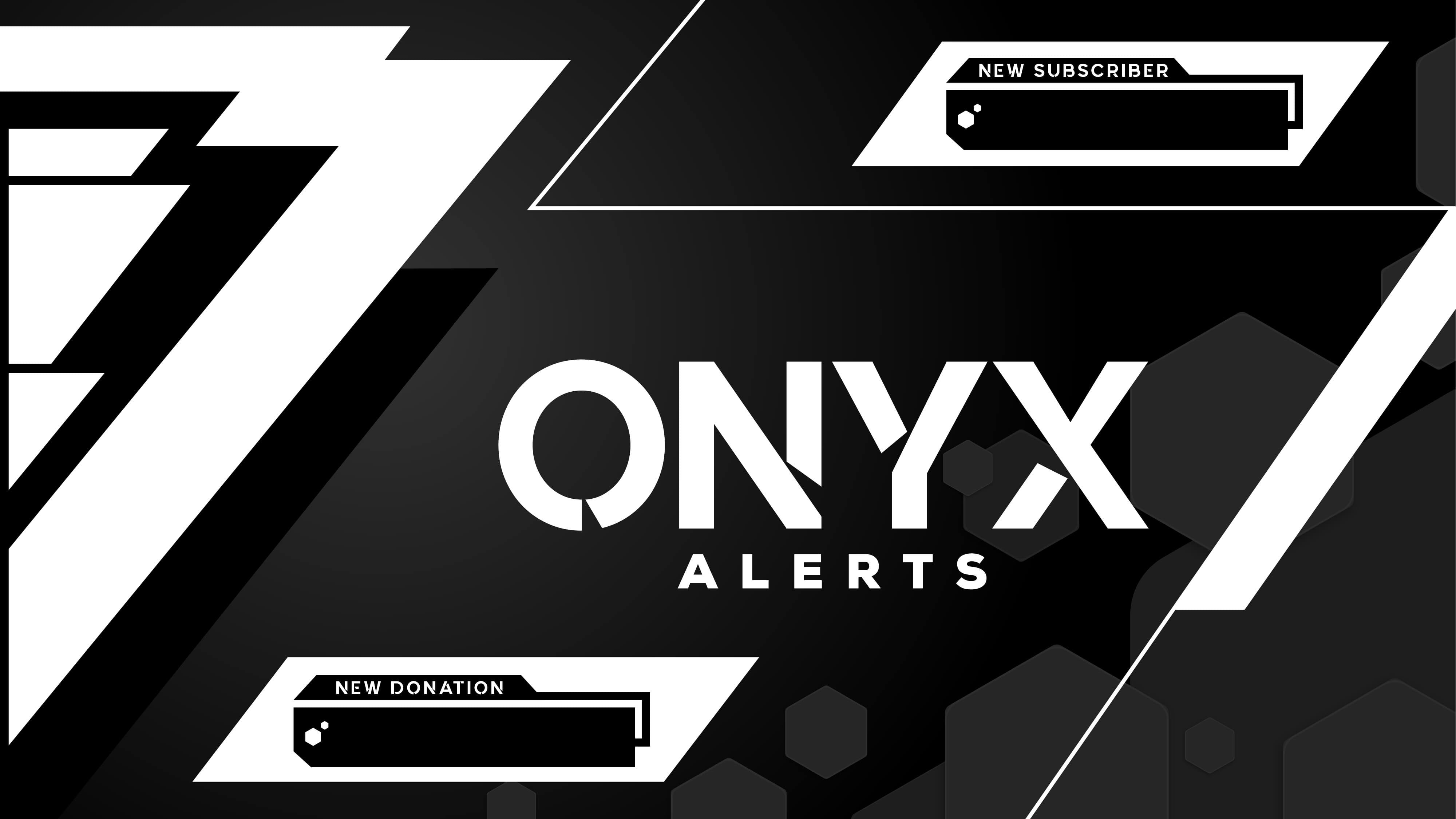 Animated Stream Alerts - "Onyx"