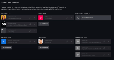 Epidemic Sound Safelist Feature