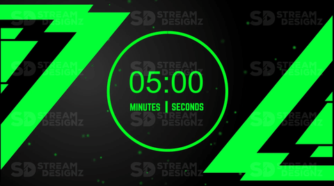 Stream Designz Matrix Timer Overlay