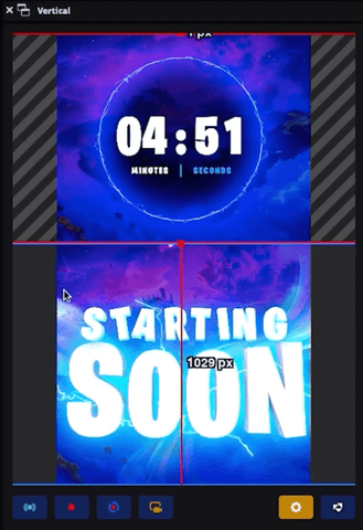 Countdown Timer on Vertical Canvas