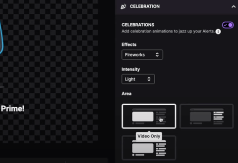 Celebration Twitch