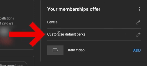 'Customize Default Perks' Button