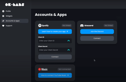 6K Labs Accounts and Apps
