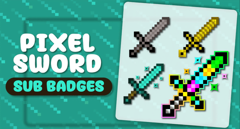 Pixel Sword Sub Badges Pakcage