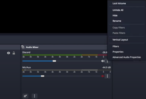 Audio Mixer 3 dots